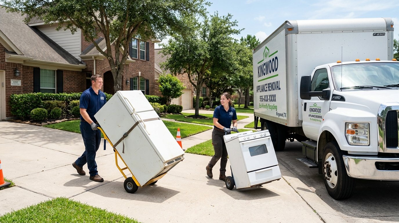 Appliance hauling and safe eco-friendly recycling in Kingwood